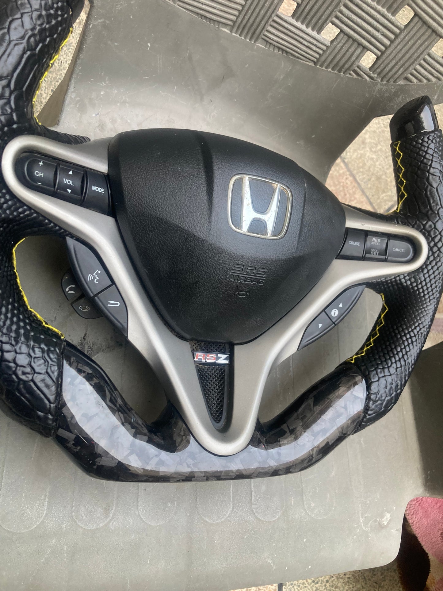 Honda FD Insight Fit City Reborn Yoke Style Steering forged